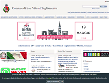 Tablet Screenshot of comune.san-vito-al-tagliamento.pn.it